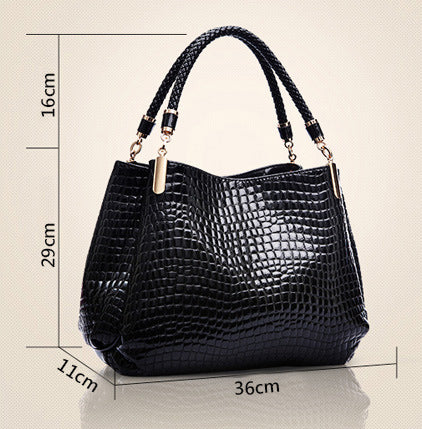 Tessa™ - Stylish Handbag with Crocodile Pattern