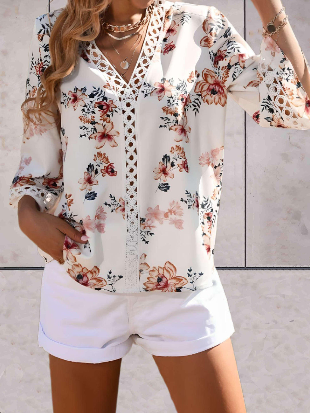 Elizabeth I Timeless Floral Top