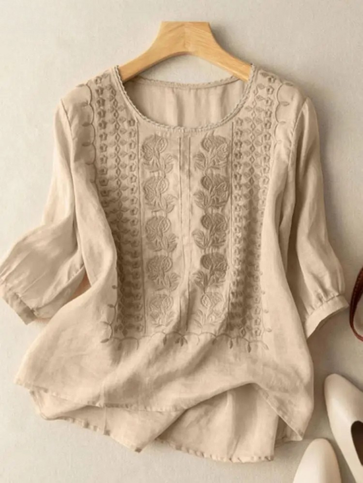 Florence™ | Embroidered Boho Blouse (Small Fit)