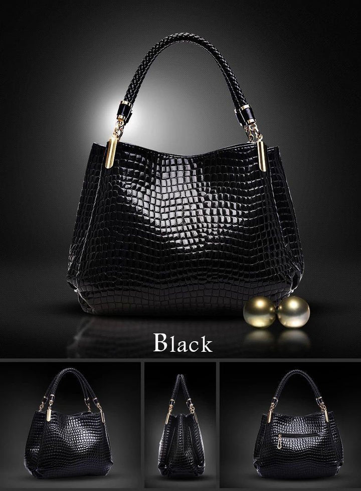 Tessa™ - Stylish Handbag with Crocodile Pattern