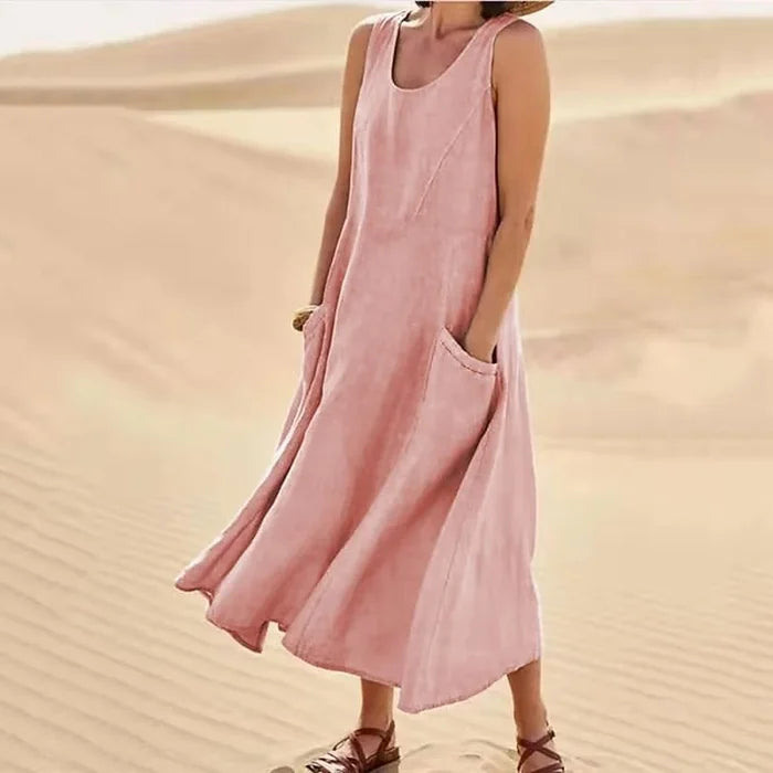 Leia™ - Linen Dress