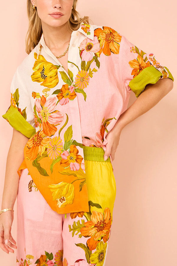 Ruby™ - Floral Oversized Blouse