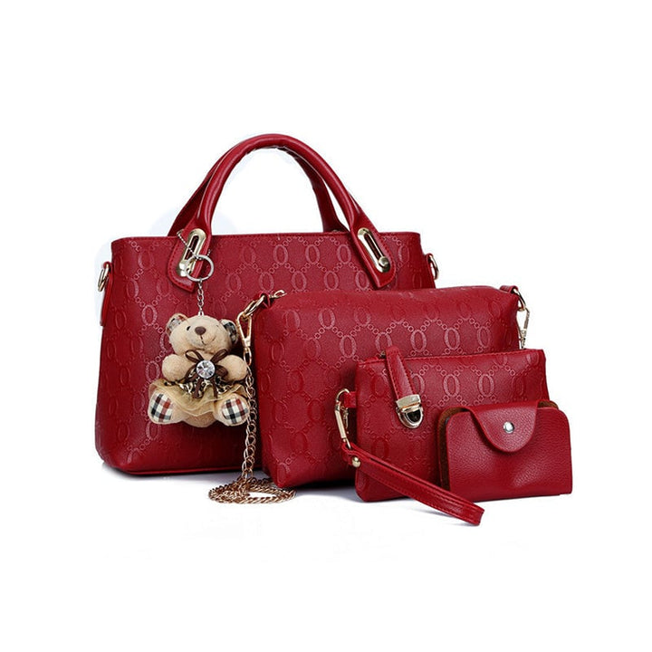 Mia™ - New Stylish Four-Piece Handbag Set