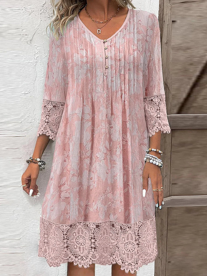 Rebecca | Midi Lace Dress