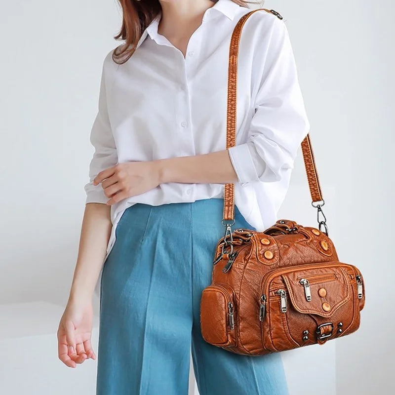 Lina™ - Stylish Crossbody Bag made of Soft Vegan Leather