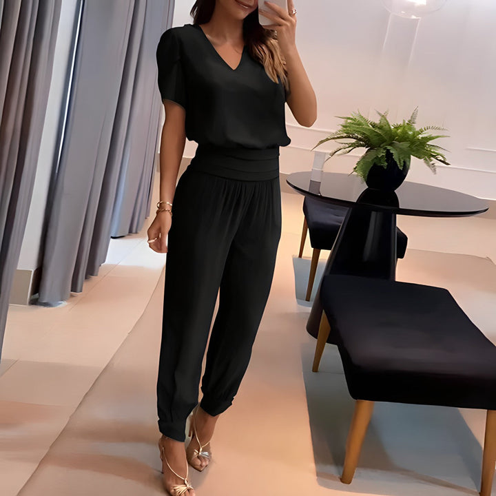 Harper™ - Vintage Blouse and Pants Summer Set