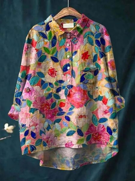 Diana™ - Blouse with floral print