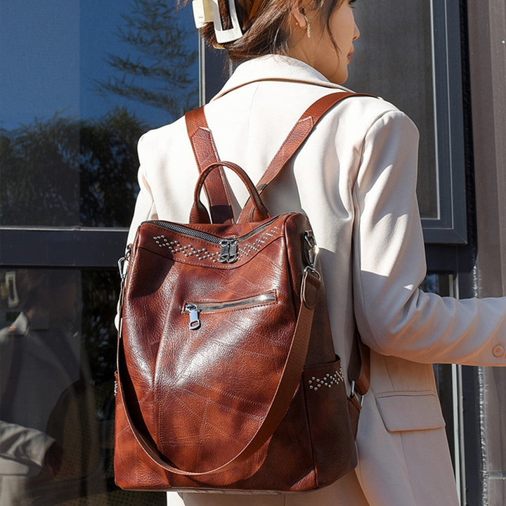 CARINA™ - Vintage Leather Backpack