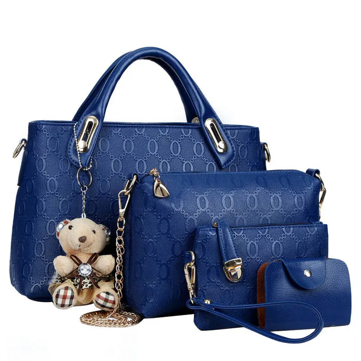 Mia™ - New Stylish Four-Piece Handbag Set