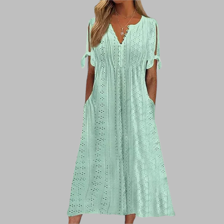 Alice™ | Elegant Summer Boho Midi Dress