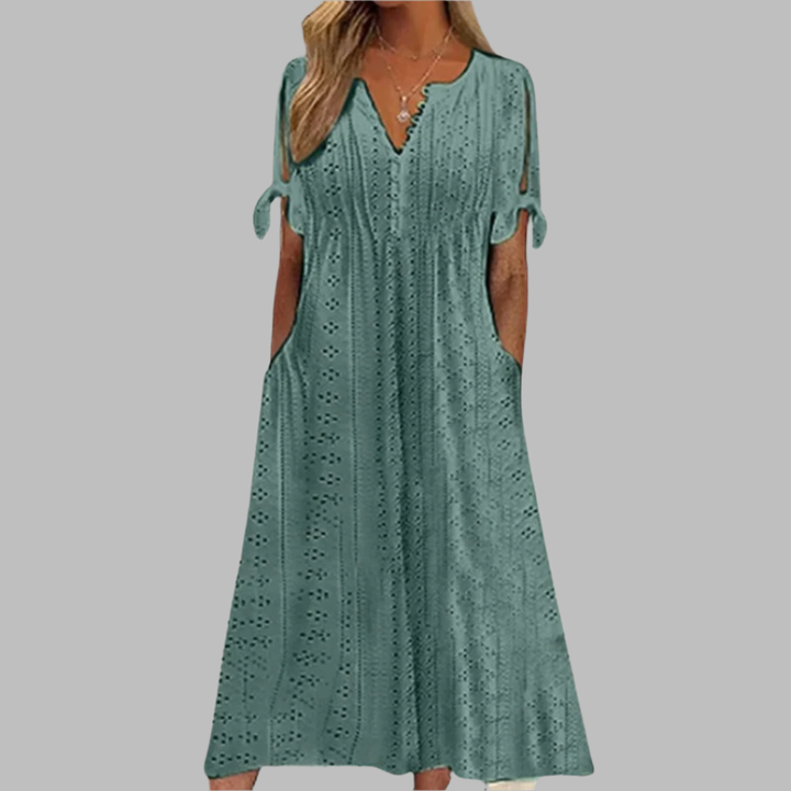 Alice™ | Elegant Summer Boho Midi Dress