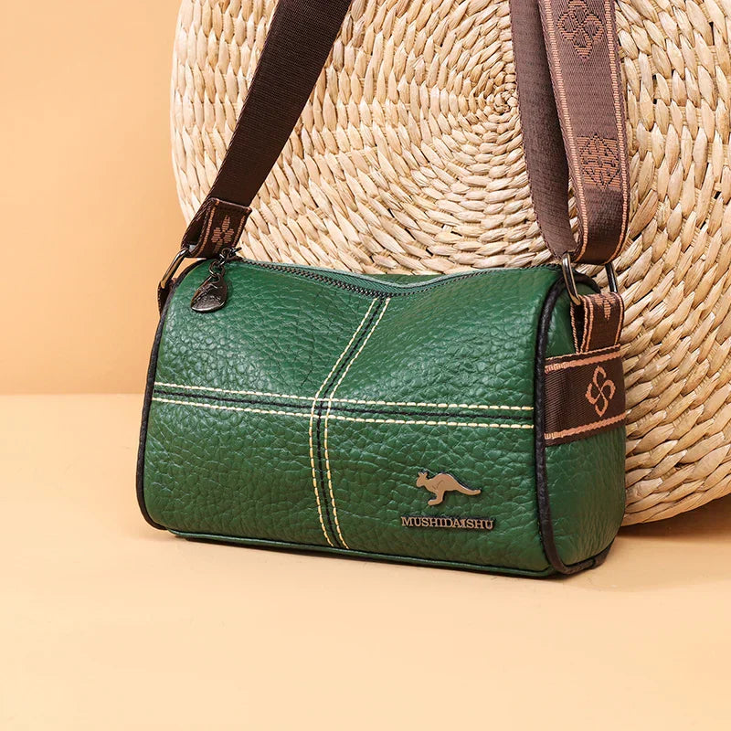 Muse™ - Stylish Crossbody Bag with Stone Grain Pattern