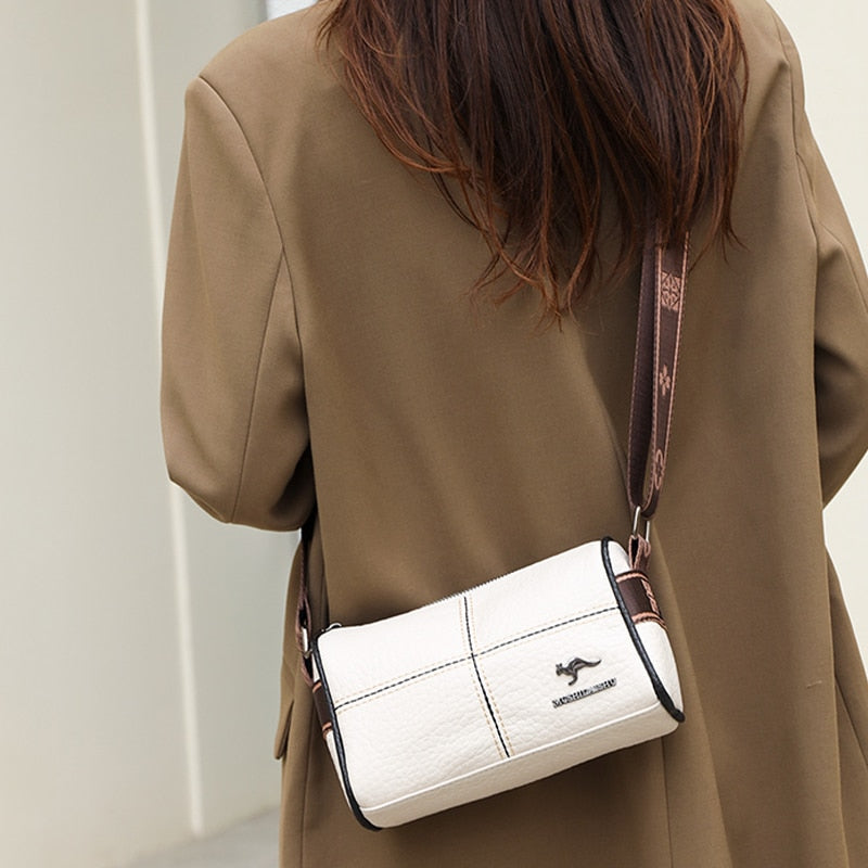 Muse™ - Stylish Crossbody Bag with Stone Grain Pattern