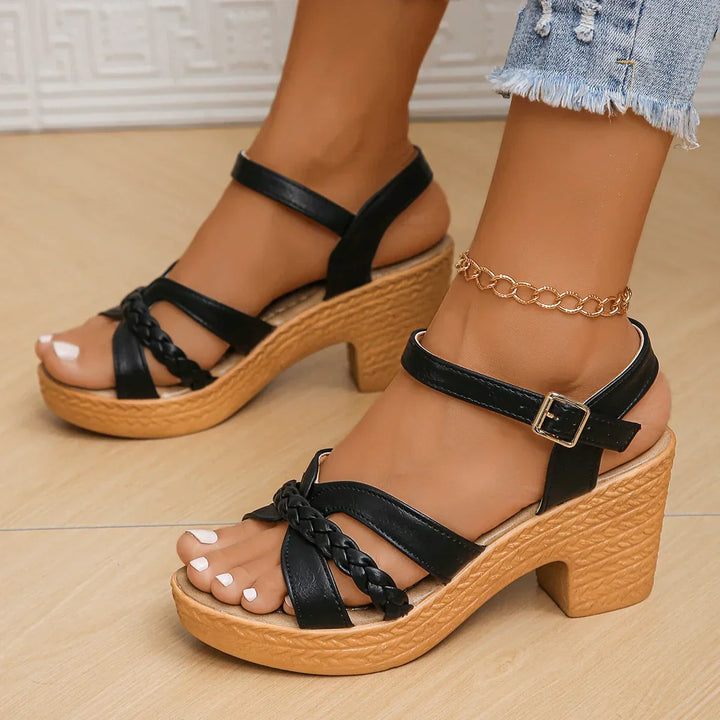 Celia™ - Orthopedic Mid Heel Platform Sandals