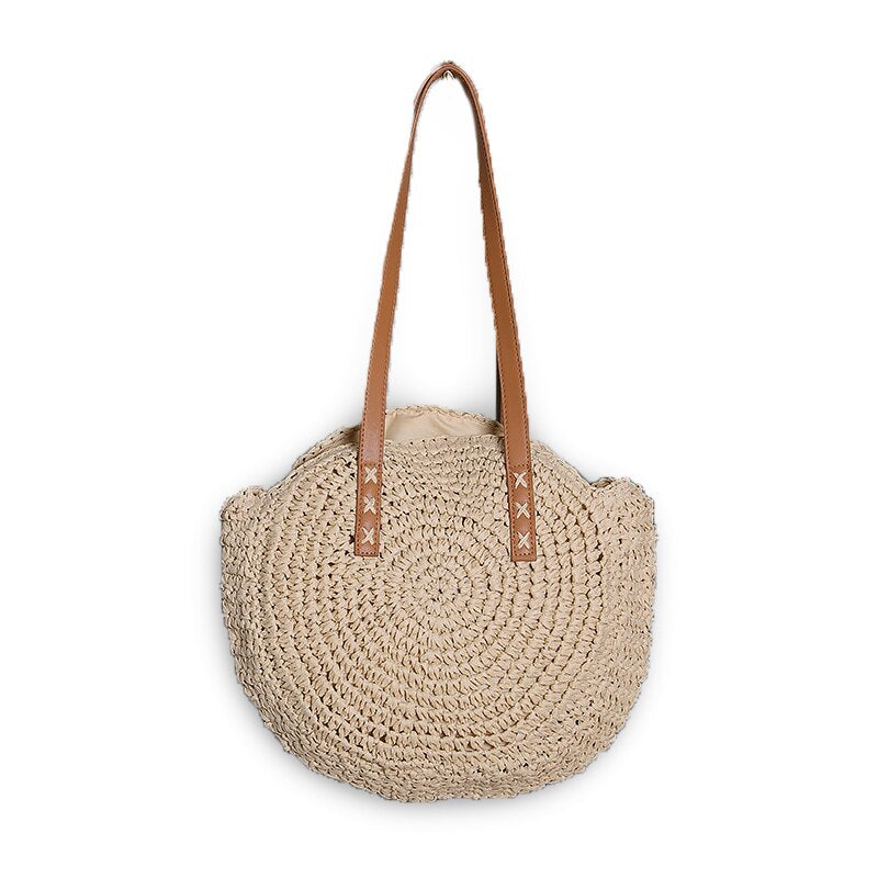 Handcrafted Elegant Multifunctional Straw Handbag