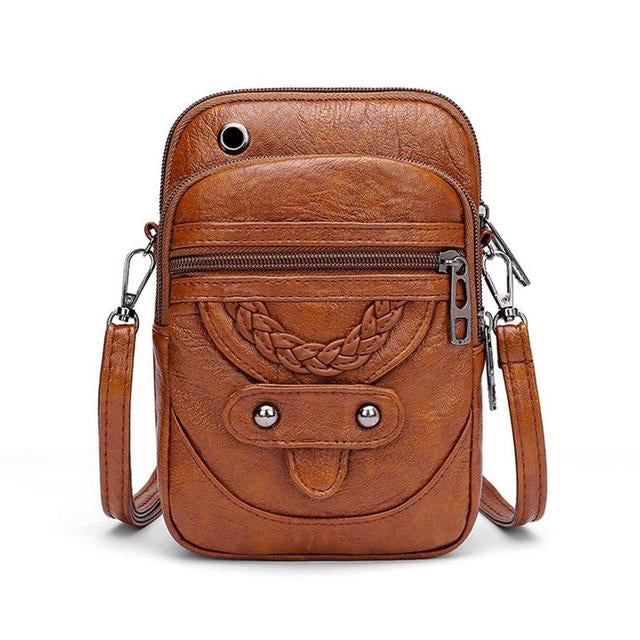 Vellana™ | Vintage Leather Shoulder Bag