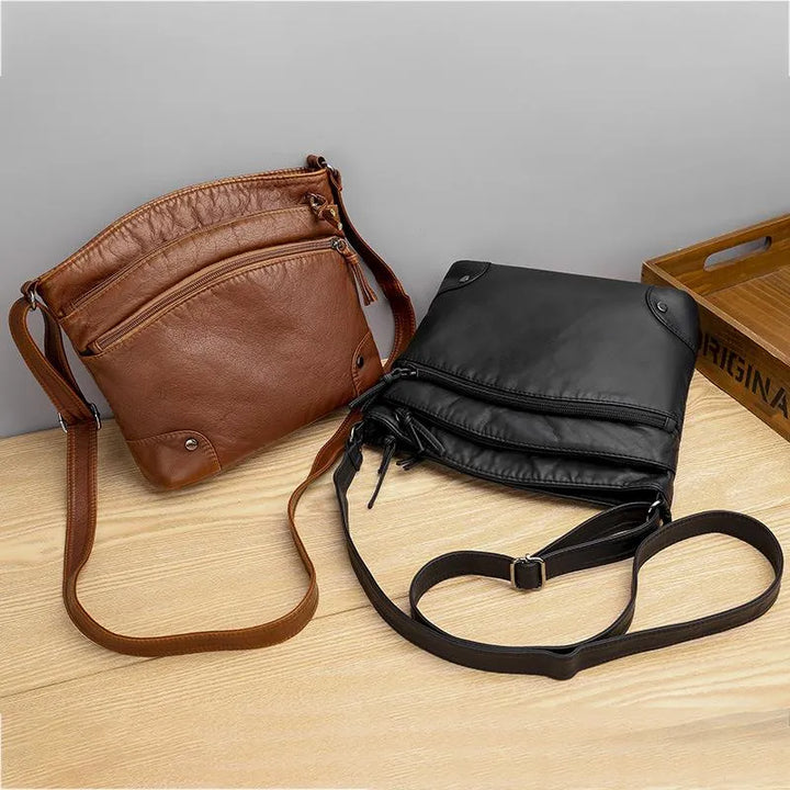 Zoe™ | Leather Shoulder Bag