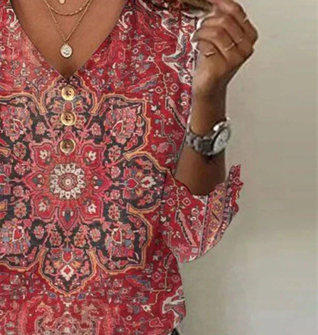 Karina™ - Vintage Boho Blouse