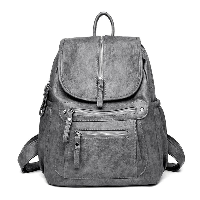 GALILEA™ - Lightweight Leather Backpack