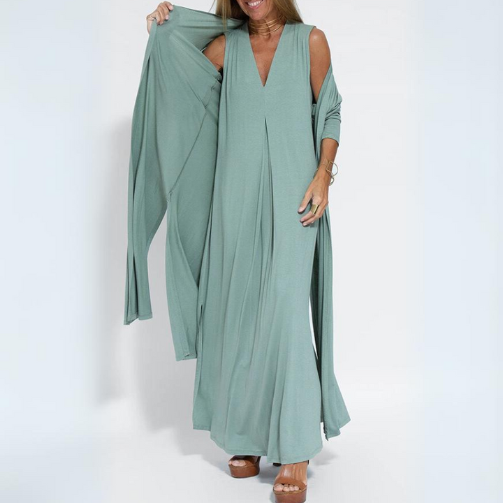 Sole® | Elegant Summer Dress + Free Shawl