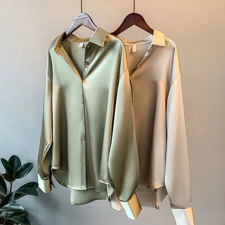 Camicia™ - Women's Satin Shirt