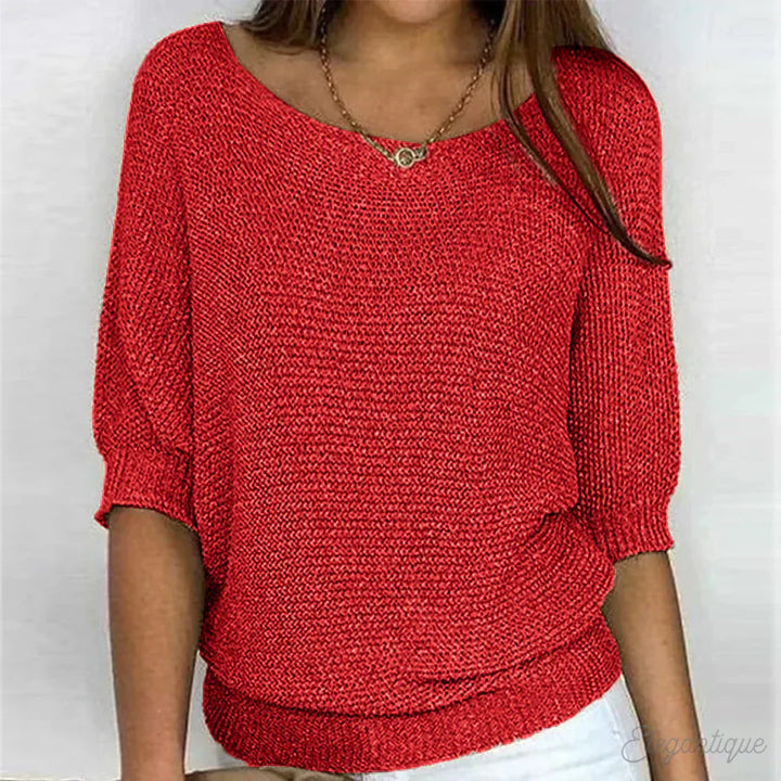 Eunice™ - Relaxed Knit Top