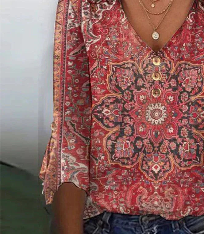 Karina™ - Vintage Boho Blouse